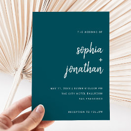 Modern, minimalistisk skript - djupskalning | BRÖL Inbjudningar