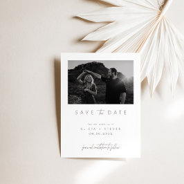 Modern minimalistisk skript - fotospara datum