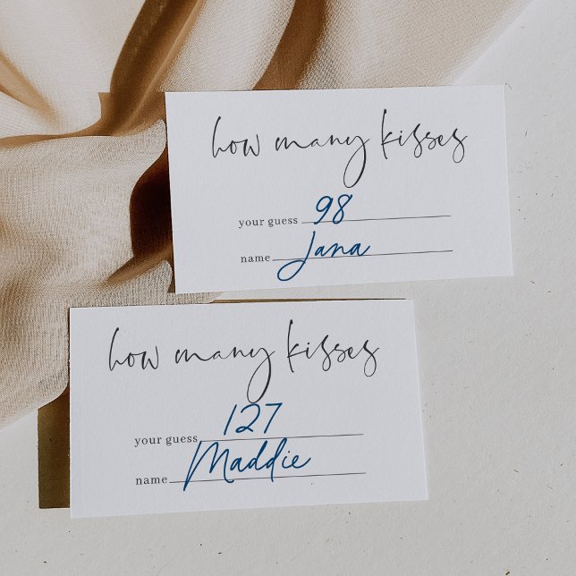 Modern minimalistisk skript-godis som guating-spel tilläggskort (Skapare uppladdad)