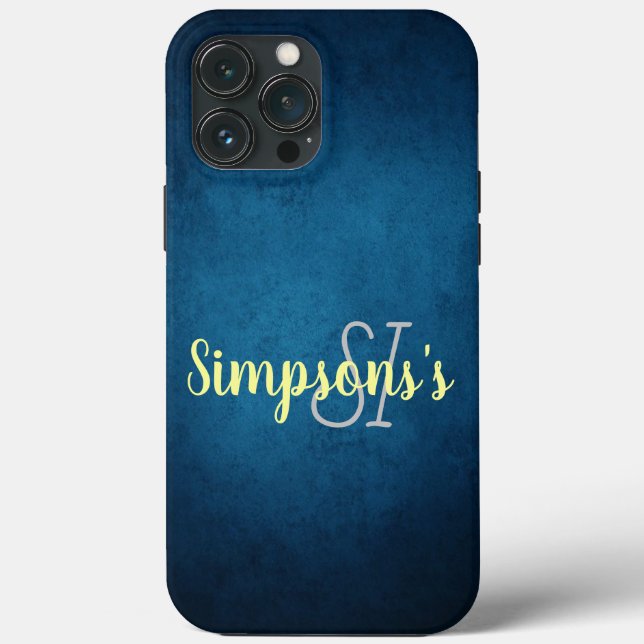 Modern minimalistisk skript iPhone Ca med Fodral-M (Baksida)