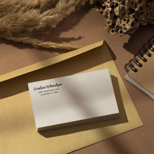 Modern minimalistisk skript Namn Självfärgande Stämpel
