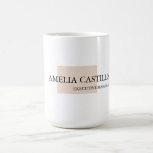 Modern minimalistisk slapp enkel kaffemugg