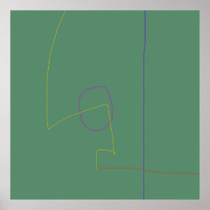Modern minimalistisk Stil Poster