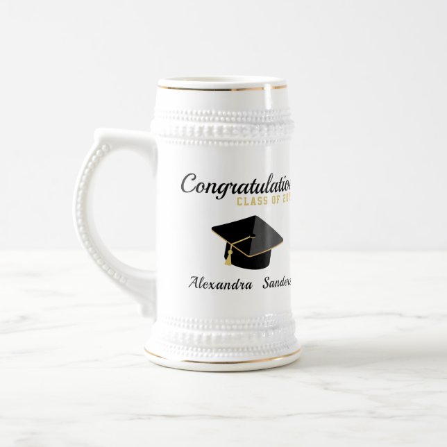Modern Minimalistisk Studenten-klass 2023 Sejdel (Vänster)