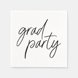 Modern minimalistisk Studentfest Napkins Pappersservett