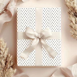 Modern minimalistisk svart och vit triangel Mönste Presentpapper
