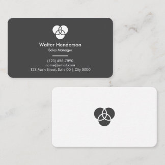Modern minimalistisk svart vit elegant personlig v visitkort