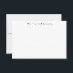 Modern minimalistisk svart vit klassisk typografi tack kort<br><div class="desc">Tack för ditt kort,  moderna,  svarta,  vita,  klassiska typografi</div>