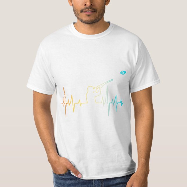 Modern minimalistisk tese t shirt (Framsida)