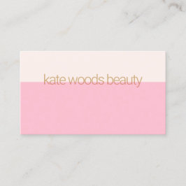 Modern minimalistisk transparent Ljus rosa Visitkort