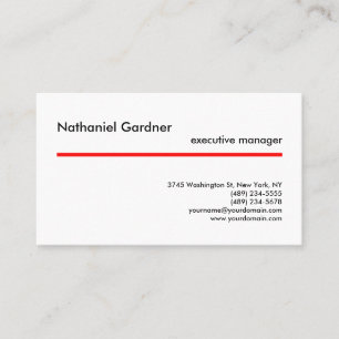 Modern minimalistisk trendig med enkelt Kreativ Visitkort