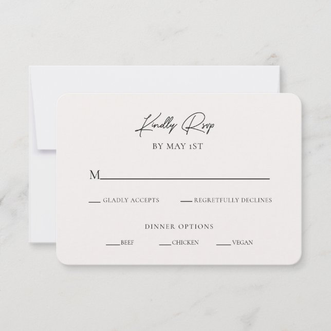 Modern minimalistisk typ av OSA-hölje Inbjudningar (Framsida)