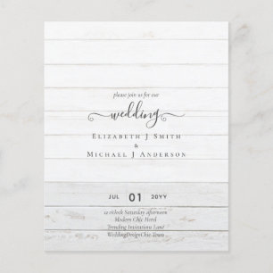 Modern minimalistisk typografi Färg Bröllopsinbjud Flygblad