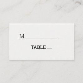 Modern minimalistisk typografi, matat foto placeringskort