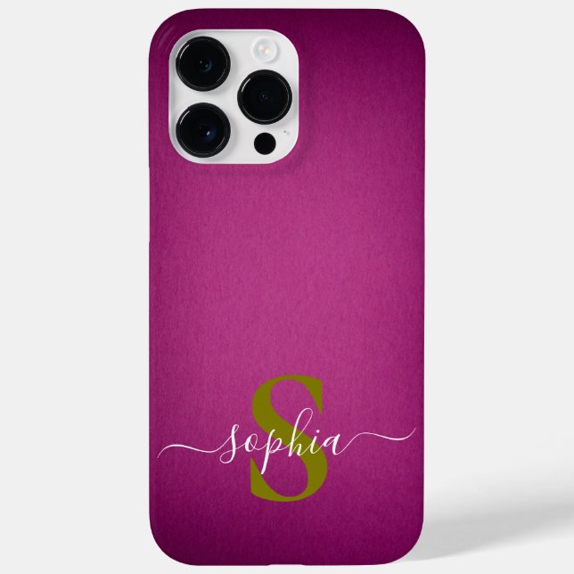 Modern minimalistisk typografi Namn monogrammad (Baksida)