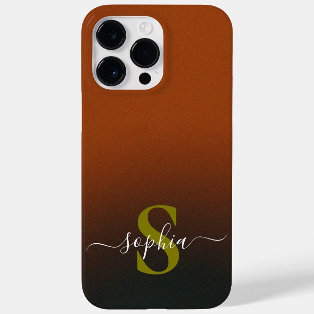 Modern minimalistisk typografi Namn monogrammad (Baksida)