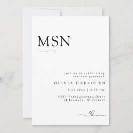 Modern minimalistisk typografi som ger näring till inbjudningar