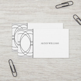Modern Minimalistisk Urban Skrift Professionell Visitkort