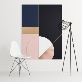 Modern minimalistisk väggkonst av abstrakt fototryck