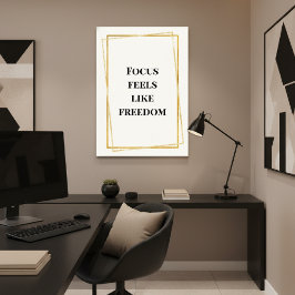 Modern minimalistisk väggkonst i guld