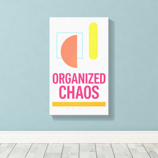 Modern minimalistisk väggkonst på arbetsytan - hem canvastryck (Insitu (trägolv))