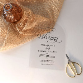 Modern Minimalistisk Valvbåge Bröllop Elegant