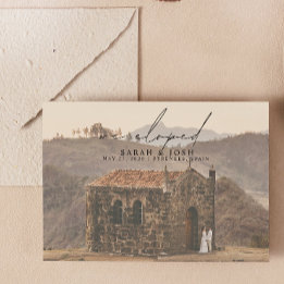 Modern minimalistisk vi har utvecklat skriptfoto B Meddelande