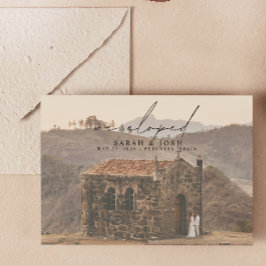 Modern minimalistisk vi har utvecklat skriptfoto B Meddelande