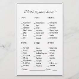 Modern minimalistisk vit Möhippa - kursspel