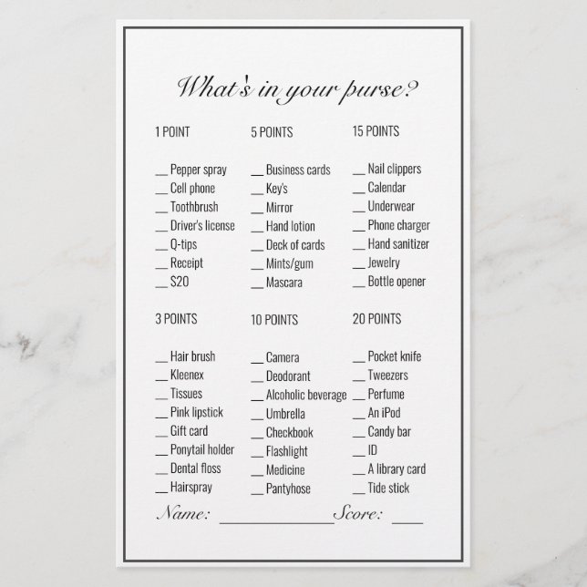 Modern minimalistisk vit Möhippa - kursspel (Framsida)