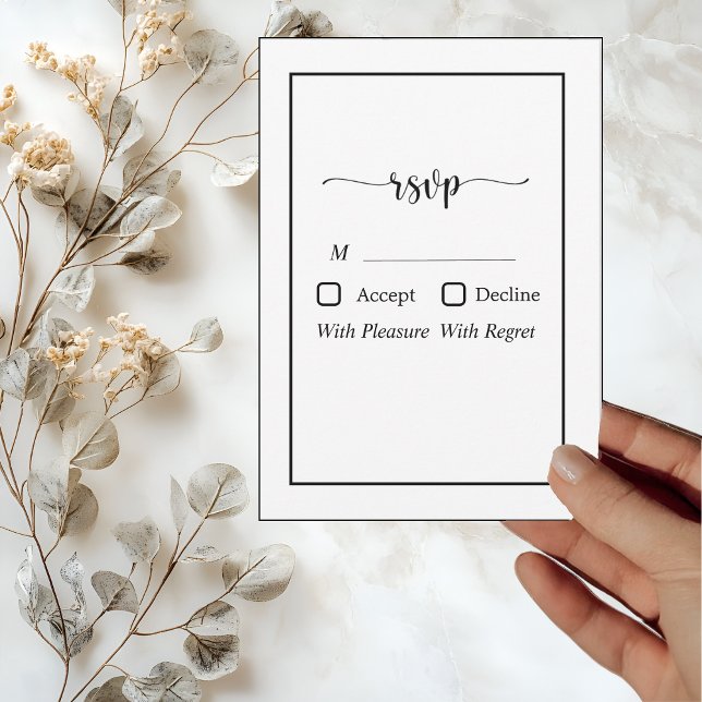 Modern minimalistisk vit på svart OSA kort (Skapare uppladdad)