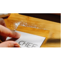 Modern minimalistisk vit Silver-präst texttecken