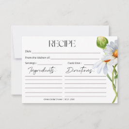 Modern minimalistisk Watercolol-Daisy-recept