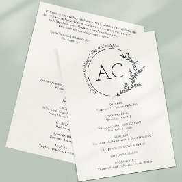 Modern minimalistiskt Foliage Ram Soft White Bröll Program