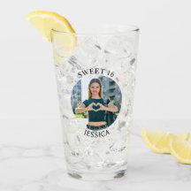 Modern, minimalistiskt sötsaksfoto 16 födelsedagsc