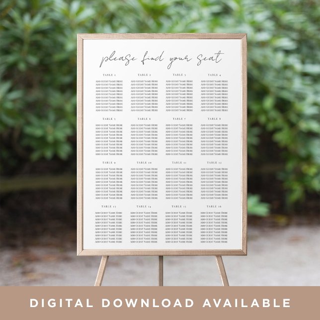 Modern minimalt skriptmonteringsdiagram poster (Skapare uppladdad)