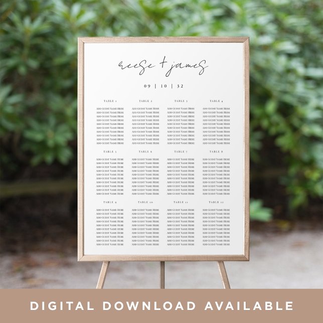 Modern minimalt skriptmonteringsdiagram poster (Skapare uppladdad)