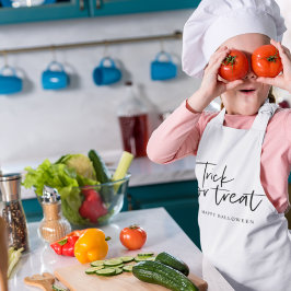 Modern minimigräns och behandling | HAPPY HALLOWEE Barnförkläde