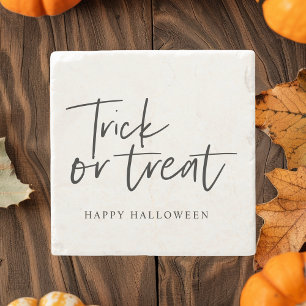 Modern minimigräns och behandling HAPPY HALLOWEE Stenunderlägg