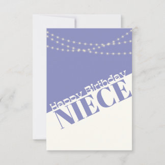 Modern minimikort för Grattis på födelsedagen Niec Inbjudningar