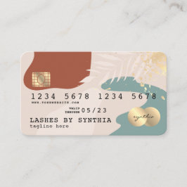 modern minimipastellprodukt av abstrakt visitkort