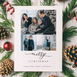 Modern Minimiskript 3 Photo God jul