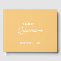 Modern Minmalistisk calligrafi quinceanera