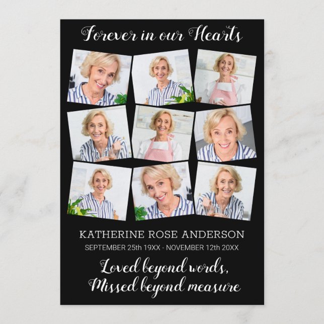 Modern minnesordning för service 9 fotobakgrund program (Framsida)