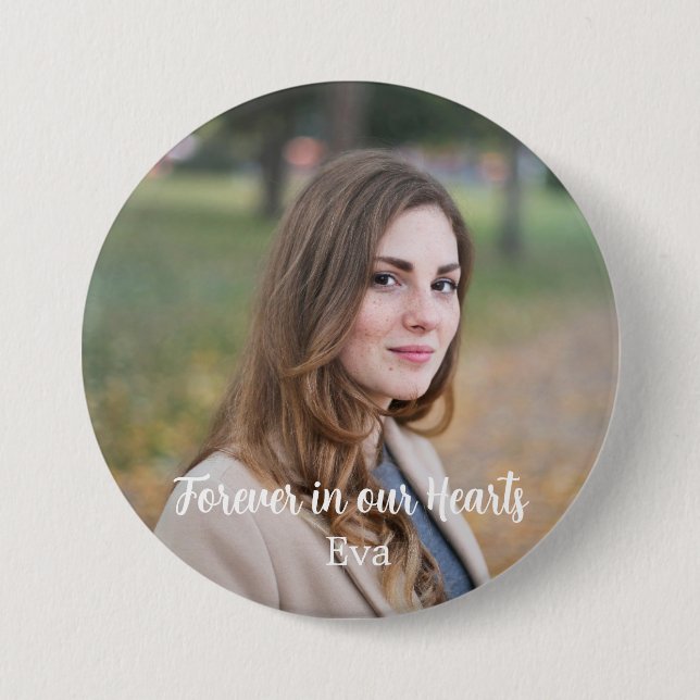 Modern minnesstund i våra hjärtan knapp (Framsida)