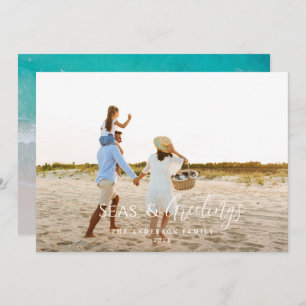 Modern, minst 1-fotojulkort för Helgdag Julkort