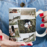 Modern, minst 5 eleganter, unik familjepresentatio kaffemugg<br><div class="desc">Modern,  minimal multifotofamilj. Med plats för 5 fotografier. Idealisk gåva tillgänglig för morsa,  pappor,  storslagna,  barnmorskor för alla familjemedlemmar,  jul,  årsdag,  födelsedag,  mors dag och fars dag.</div>