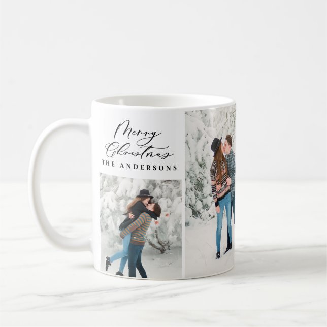 Modern minsta 5-fotoJulskript för elegant Kaffemugg (Vänster)