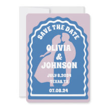 Modern minsta blå återgång Vågigt Fet-datum