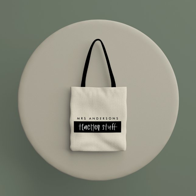 Modern minsta budgetlärargåva med vattenfärg i pre tygkasse (Skapare uppladdad)